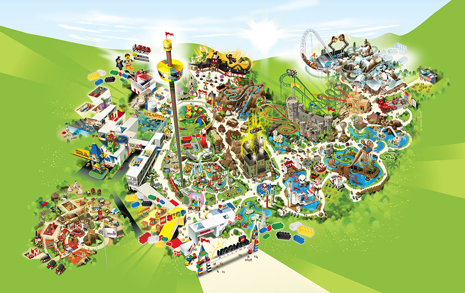 Legoland Map 950X600